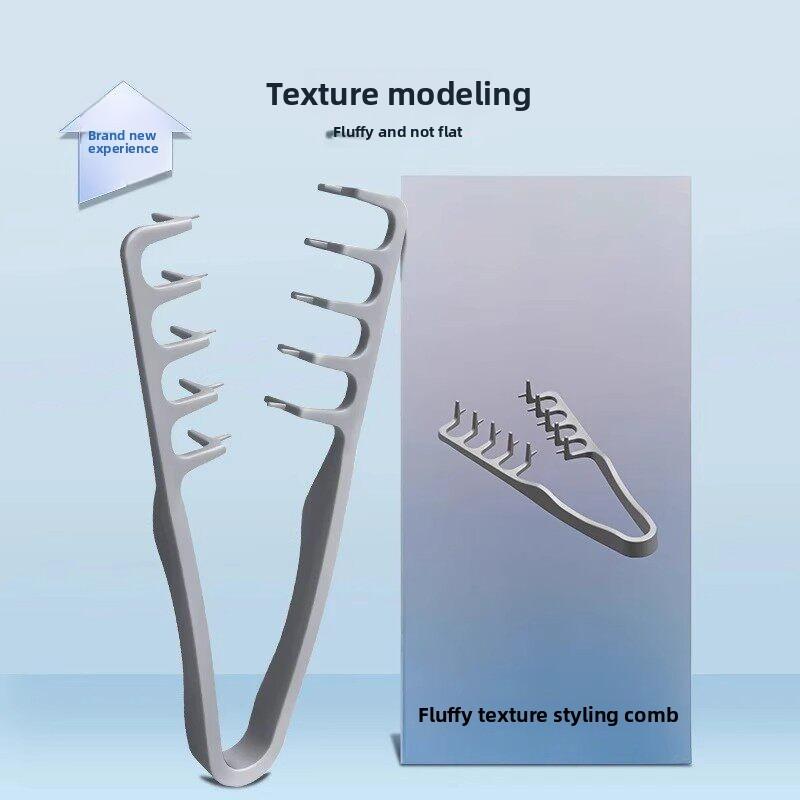 Men's Styling Comb Set, Plastic Material, Portable Small Easy Storage, Hair Grip Define Volume, Hair Volumizer, Travel Office Dorm Use