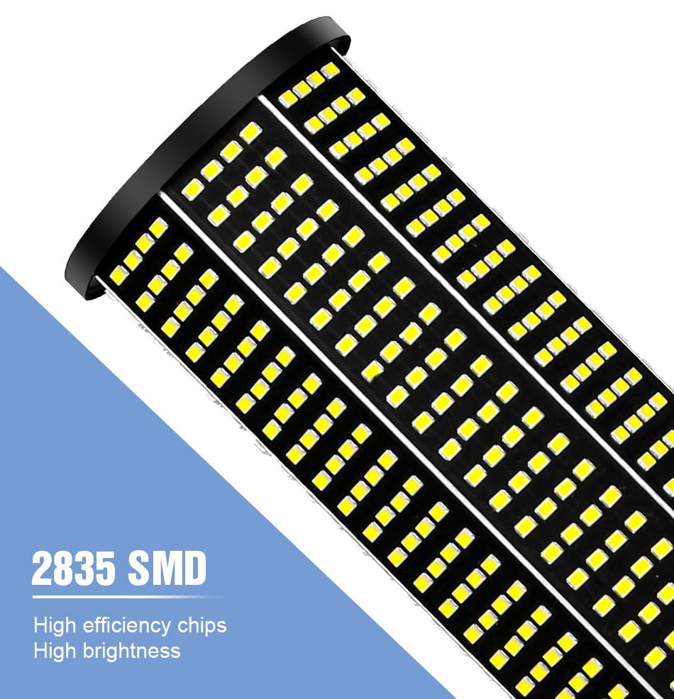 100W E39+E27 LED Corn Light Bulb AC100~277V Warehouse Factory Recessed Ceiling Straight Candle Lamp 80W Daylight 60W Indoor Office Storeroom Basement Parking Lot Garage No Flicker Eye Protection Energy Saving Safety Commercial Lighting Fixture Cool/Warm