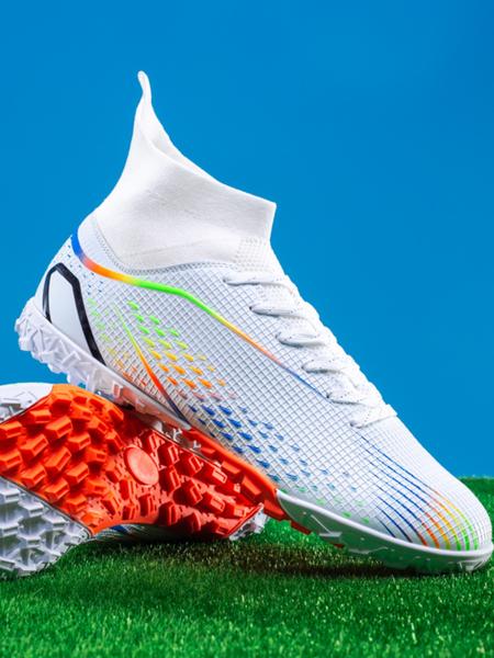 Professional Soccer Shoes for Men & Women, Anti-Slip Wear-Resistant Indoor Outdoor Training Competition Footwear, Long Studs Ag TF Design, Football Field Boots