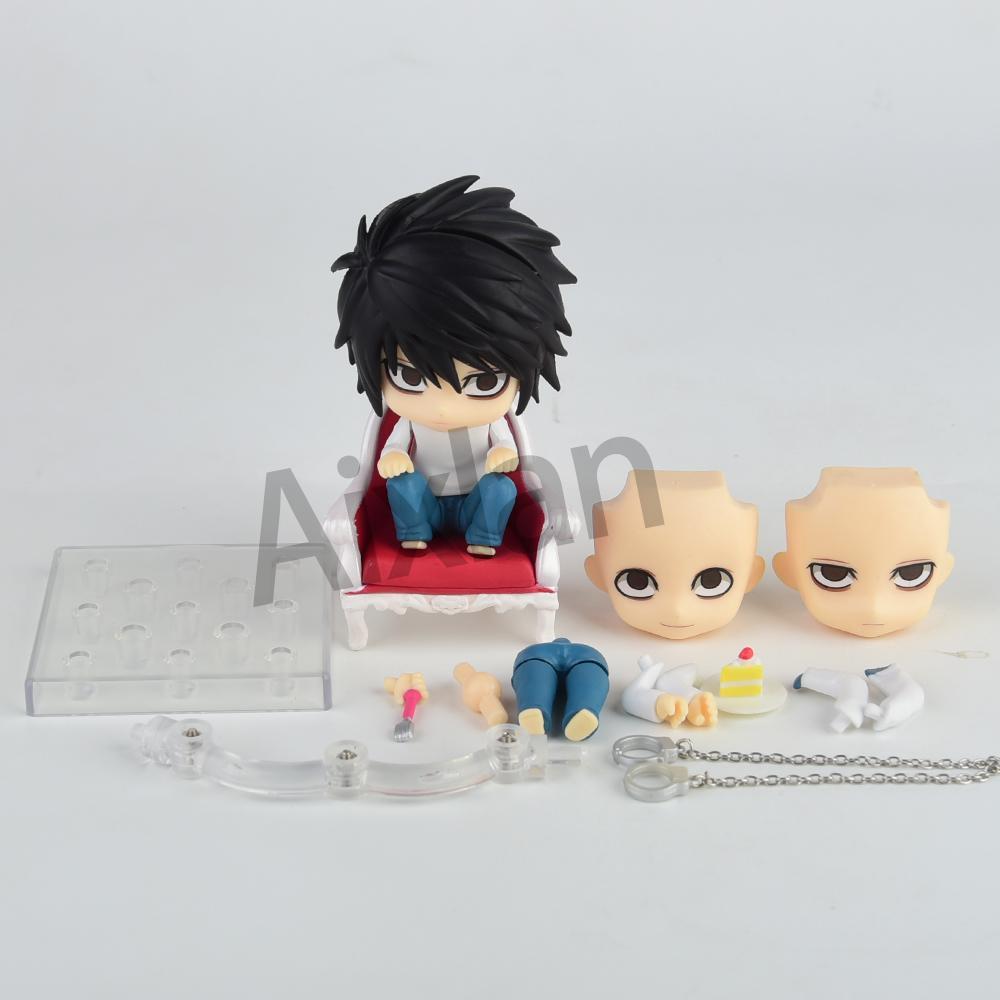 Aixlan#1160#1200 DEATH NOTE Figure Yagami Light Cute Edition 10CM L·Lawliet PVC Action Figure Amine Toygift Collectible Figurine Aixlan#1160#1200 DEATH NOTE Figure Yagami Light Cute Edition 10CM L·Lawliet PVC Action Figure Amine Toygift Collectible Figurine
