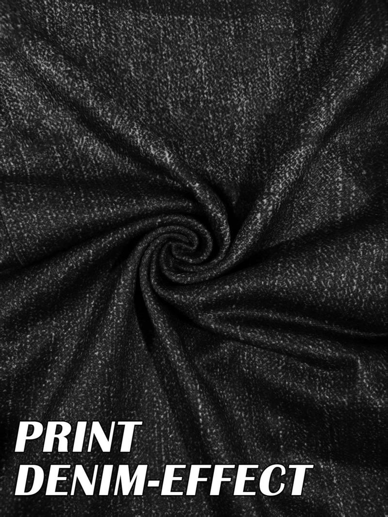 New Denim Look Tight Pants for Women, Elegant Elastic Bell Bottoms, All-Season Casual Formal Two-In-One, Comfort Fashion New Denim Look Tight Pants for Women, Elegant Elastic Bell Bottoms, All-Season Casual Formal Two-In-One, Comfort Fashion