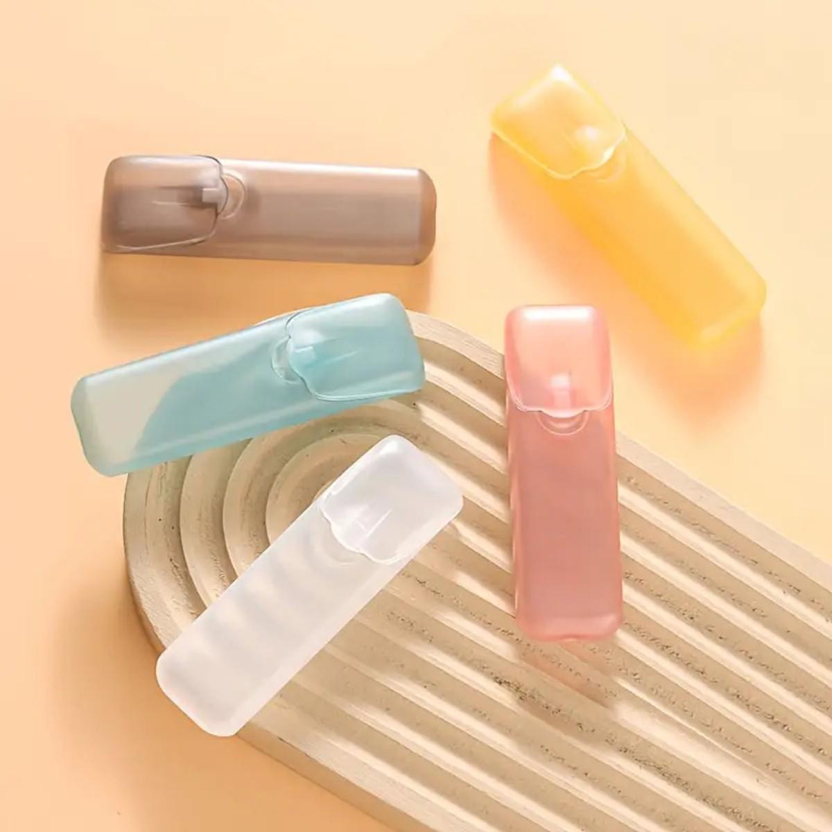 Portable Storage Containers, Bead Storage Containers, Transparent Mini Organizer Box, Leakproof Travel Pill Holder, for Toothpicks, Floss, Cotton Swabs, Durable Plastic, Plastic Storage Boxes