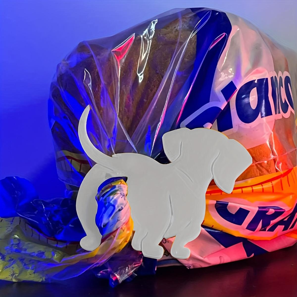 Dog-Themed Food Bag Sealing Clips, Plastic Bag Sealer, Moisture-Proof Dustproof Kitchen Organizer, Plastic Material, Ideal for Bread Snacks Storage, Set of 2