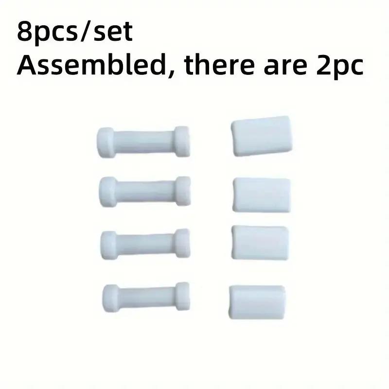 8 Piece Cable Protector Set, Non-Electronic Charger Line Protection, Scratch Resistant, Compatible with USB-C, Lightning, Micro-USB, Type C Charging Cable