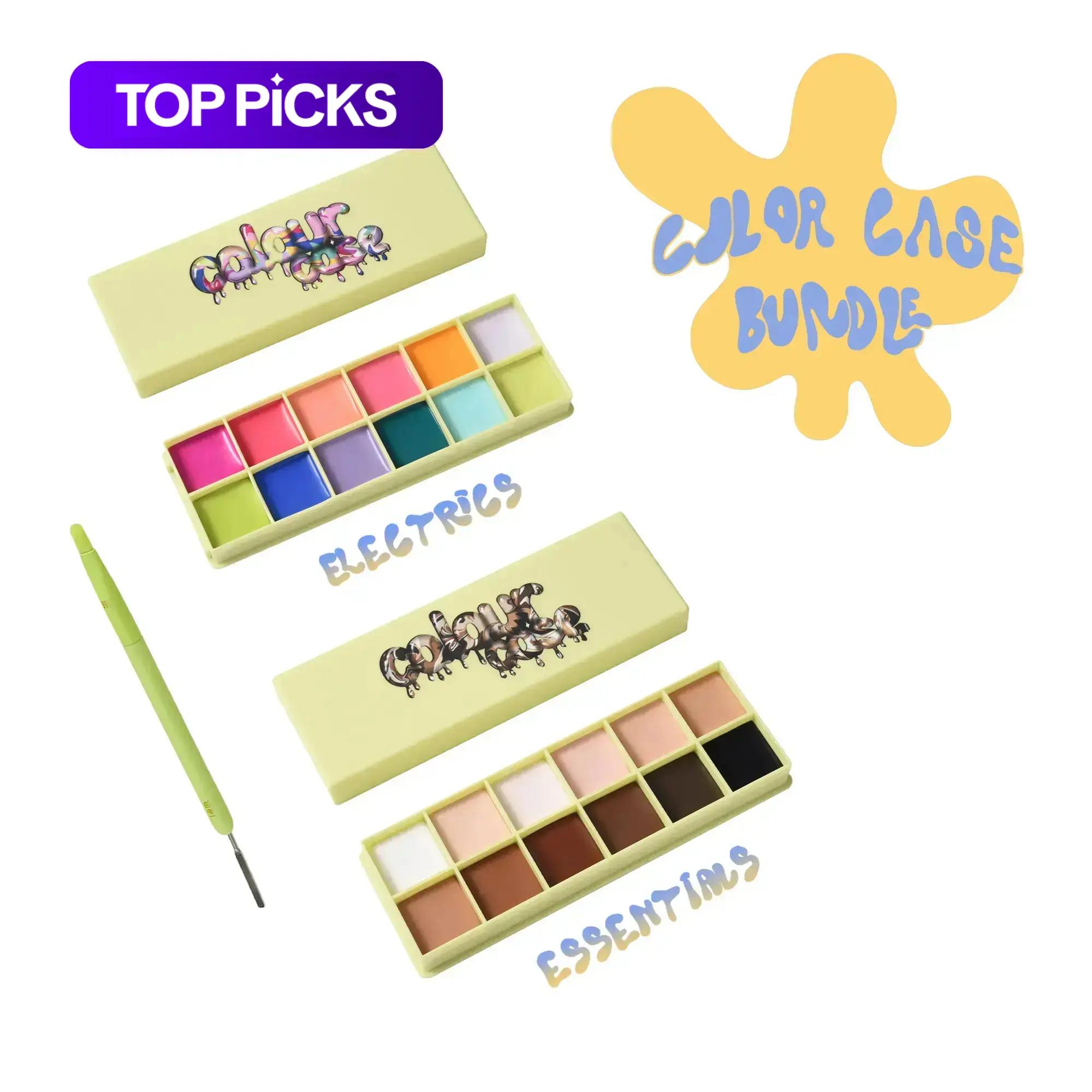 All Colour Case Bundle - Made By Mitchell, Trending Makeup, Summer Makeup, Korean Makeup, 2000s Makeup, Cosmetic, Makeup Kit Set