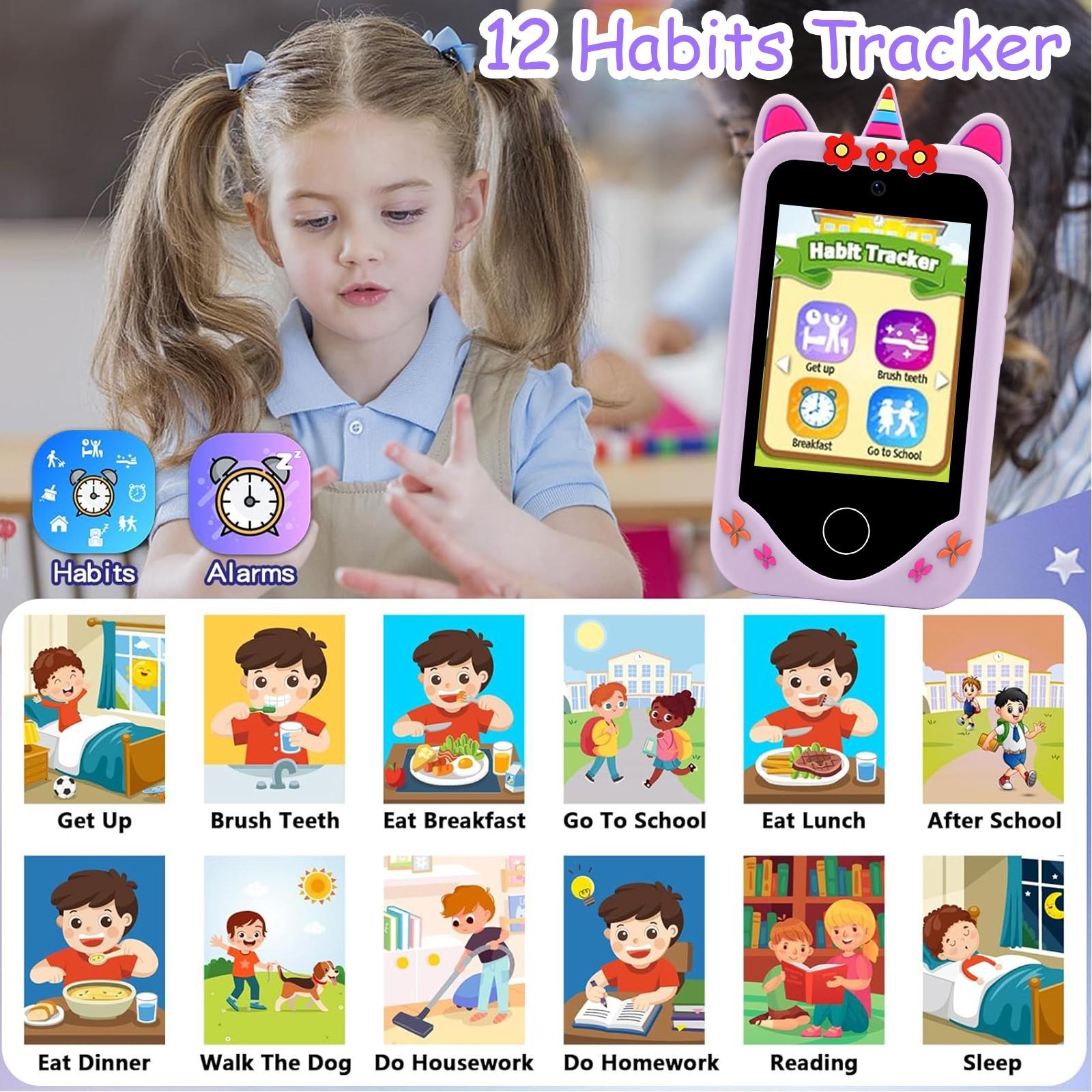 Kids Smart Phone Dual Camera Learning Toy With HD Display Music Playing Function And Interesting Game Options Wonderful Gift For Kids