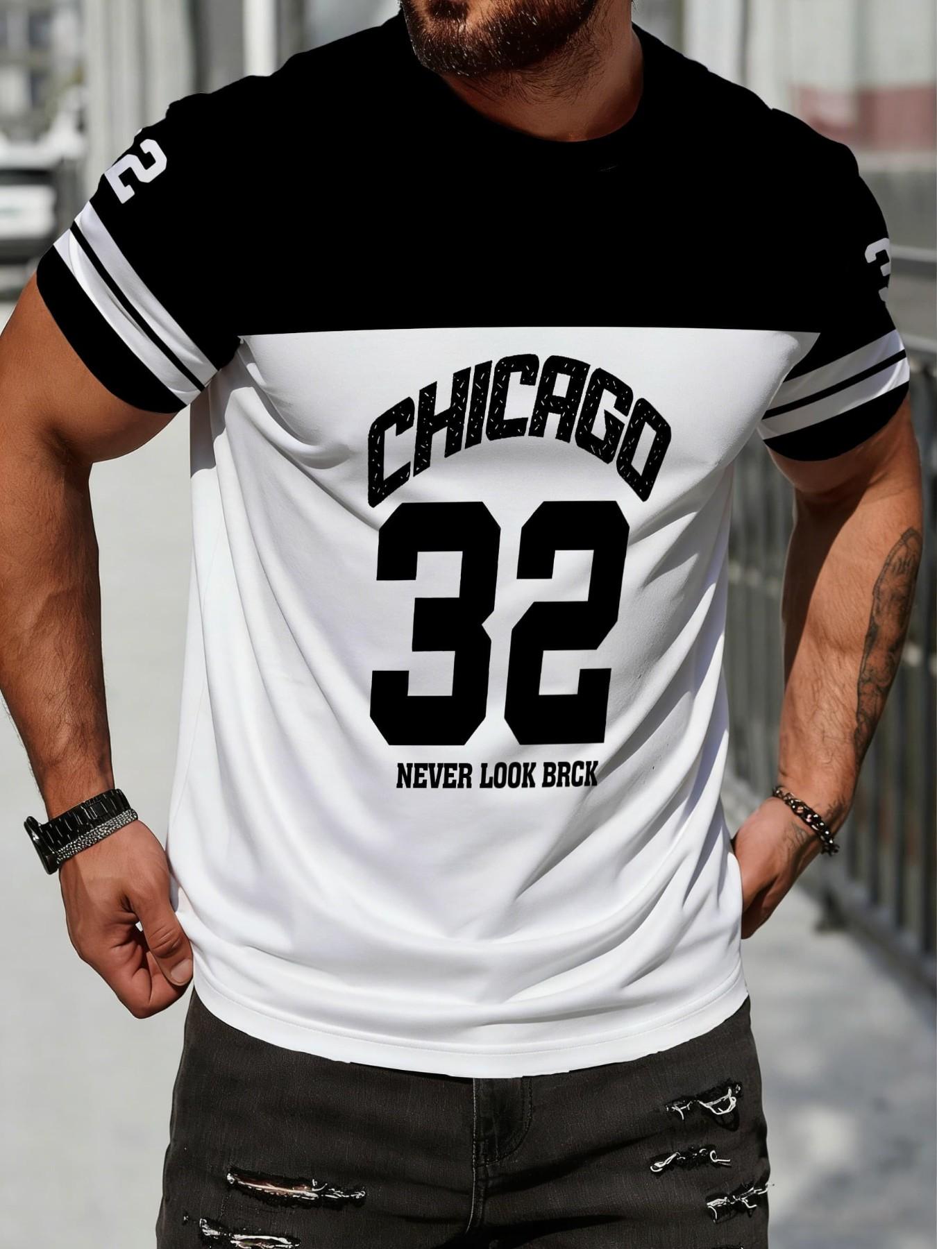 Men's Casual Short Sleeve T-Shirt, Summer New Loose Fit Baseball Top, Youth Trendy Street Style, Breathable Cotton, Multiple Colors