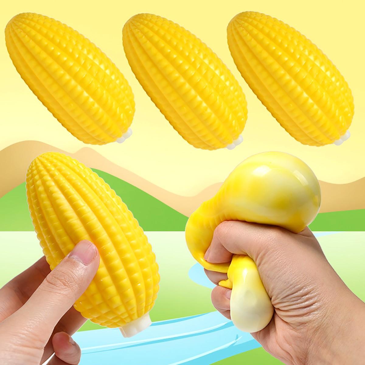 Cartoon Corn Desktop Decoration, Prank Prop, Quick Bounce, Office Stress Relief Toy, Stress Ball, Perfect Gift, Fun and Interactive Decor