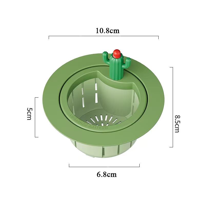 【US 2025 Deals for You Days】Upgraded Pressing Sink Filter, Cactus Sink Strainer, Kitchen Accessories Sink Filter Basket,2Pcs