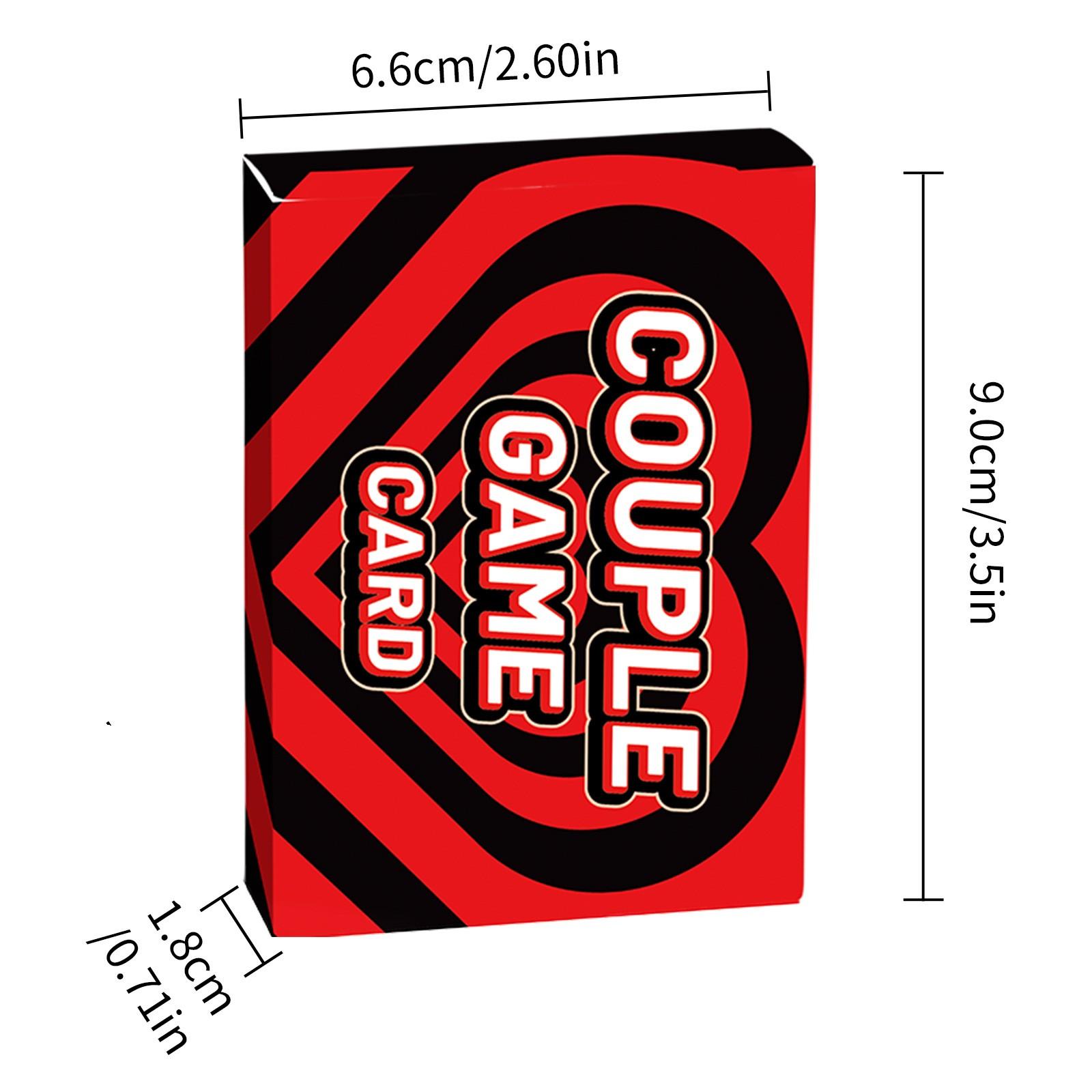 Couple Game Card  50 Pairs Interactive Game Cards, Fun Couple Games for Dates, Anniversaries, Home Leisure, Valentine's Day Gifts, Enhance Relationship