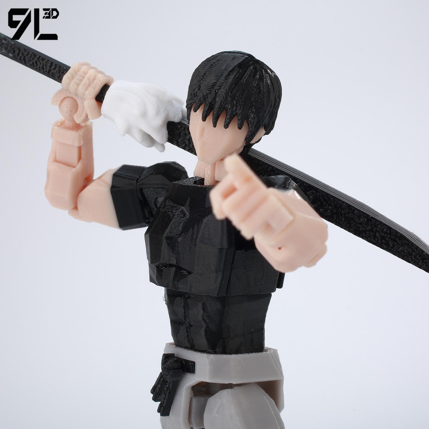 9L3D Printed Jujutsu Kaisen Fushiguro Toji Anime Multi-Jointed Shapeshift Toys Action Figures Mannequin Model Ornaments Gift Toy 9L3D Printed Jujutsu Kaisen Fushiguro Toji Anime Multi-Jointed Shapeshift Toys Action Figures Mannequin Model Ornaments Gift Toy