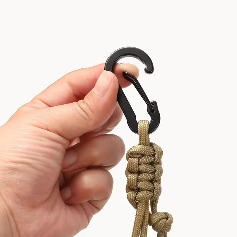 Outdoor Handmade Adjustable Multifunctional Water Bottle Buckle, Umbrella Rope Hat Hook, Universal Keychain, Versatile Hanging Loop, Carabiner For Leash