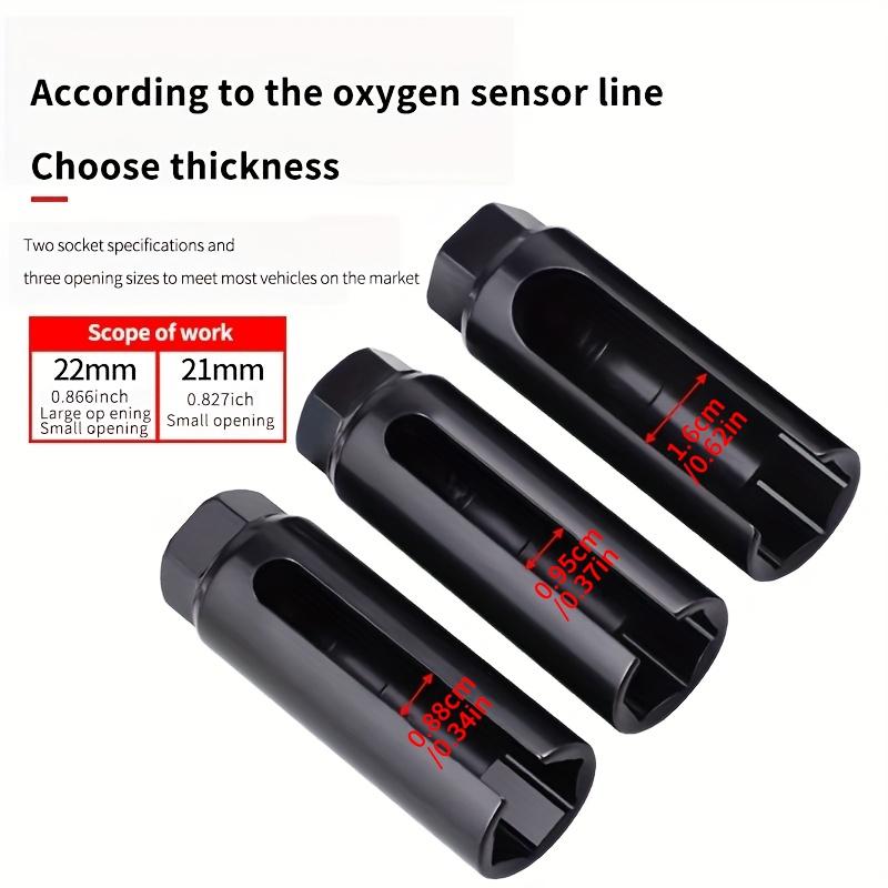 Japanese Oxygen Sensor Socket, Hex Bit Socket, Drive Sockets, Contains Oxygen Sensing Socket, Easy Installation Tool, Metal Working Part, Automotive Repair Accessory, Oxygen Sensor Wrench