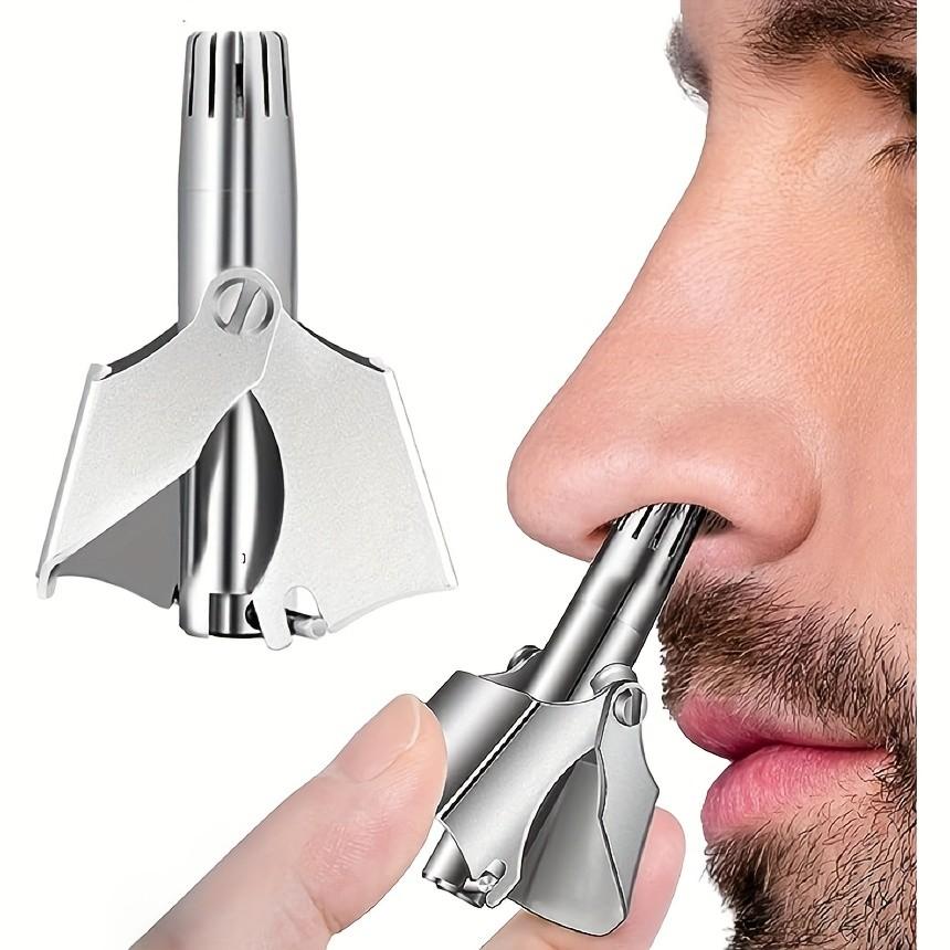 Portable Stainless Steel Nose Hair Trimmer (Trimmer + Cleaning Brush) – Manual, water-friendly, Effortless manual razor that easily removes nose hair. Great for gifting or use while traveling. Portable Stainless Steel Nose Hair Trimmer (Trimmer + Cleaning Brush) – Manual, water-friendly, Effortless manual razor that easily removes nose hair. Great for gifting or use while traveling.