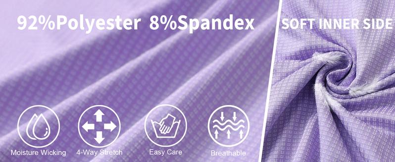 M MAELREG Men’s Jacquard Polo Shirt with Pocket – Dry Fit Moisture-Wicking Performance Short Sleeve Polo for Summer Vacation, Casual Wear Holiday Gifts