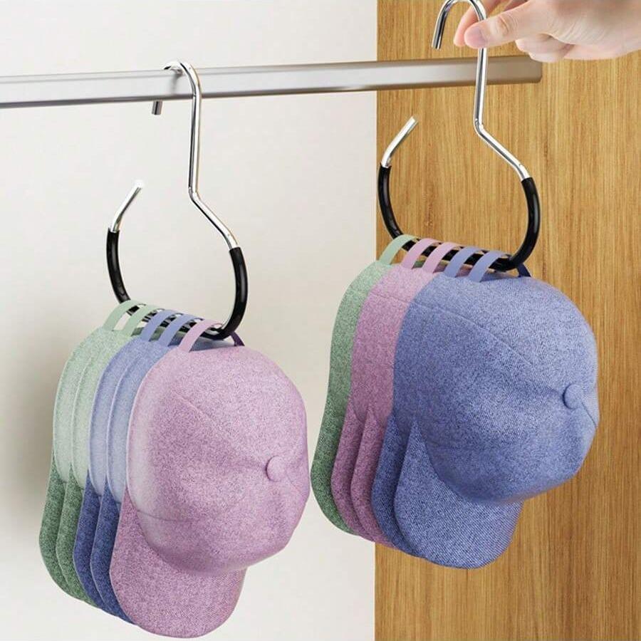 5 Round Ring Clothing Hangers, Multifunctional Home Closet Organizer, Hat Scarf Tie Bra Storage, Space Saving, Aesthetic Design
