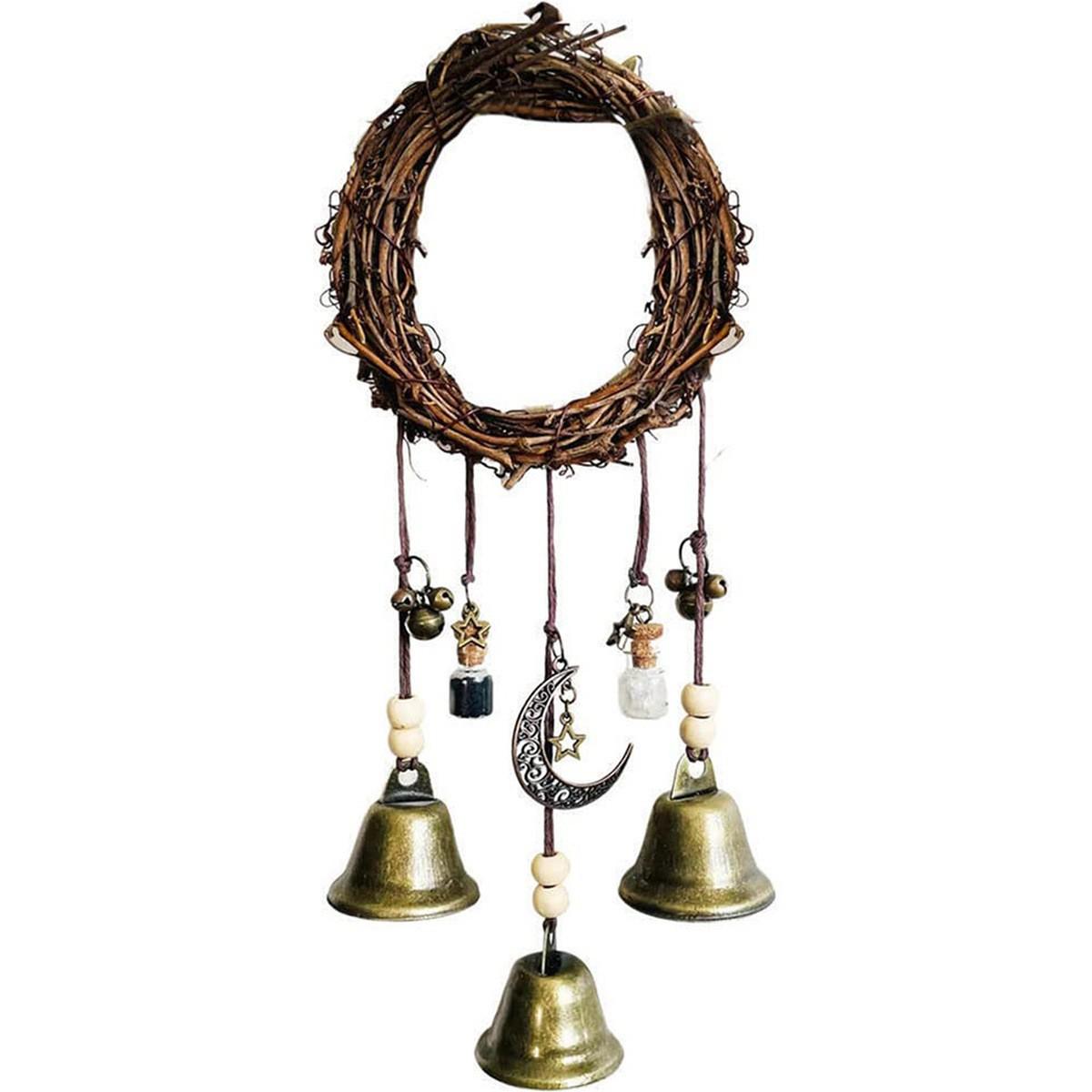 Witch Bell Door Handle Protection Wind Chime Metal Craft Outdoor Garden Decoration, Wind Chime Decorative Artisans' Work