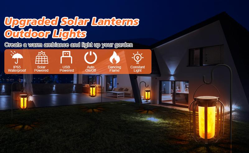 万圣节装饰灯太阳能灯户外灯带底座,升级版闪光火焰户外防水灯,用于阳台花园房间装饰的太阳能灯,用于户外阳台走道装饰的火焰花园灯,节日装饰。 万圣节装饰灯太阳能灯户外灯带底座,升级版闪光火焰户外防水灯,用于阳台花园房间装饰的太阳能灯,用于户外阳台走道装饰的火焰花园灯,节日装饰。