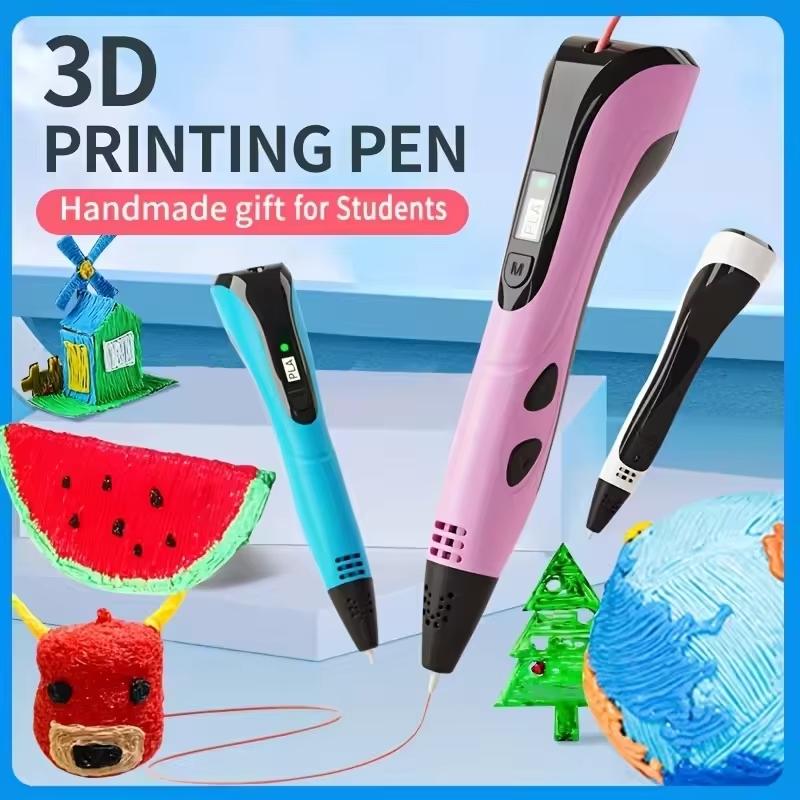 3D Printing Pen Set, 1 Set 3D Painting Pen with 10m PLA Filament, DIY Art & Painting Project, Creative Stereoscopic Graffiti Tool