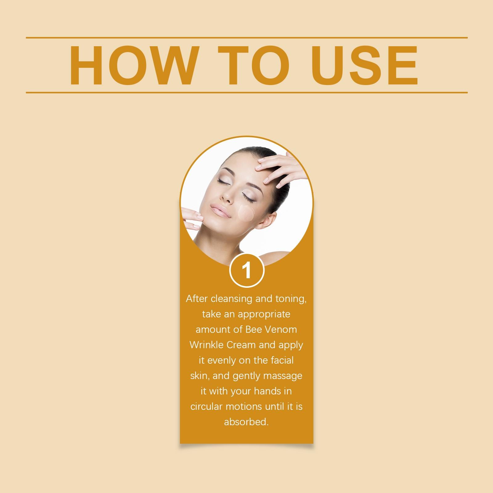 Bee Venom Moisturizing Cream (0.71 Oz), Hydrates and Tightens Skin, Improves Skin Texture, Suitable for All Skin Types, Gentle Facial Moisturizer