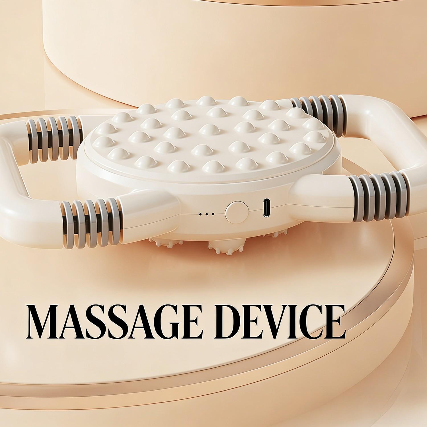 Multi-Functional Full Body Shaping Massage Machine, Portable Fascia Massager, High-Frequency Vibration Fat Burning, Waist Abdomen Back Relief