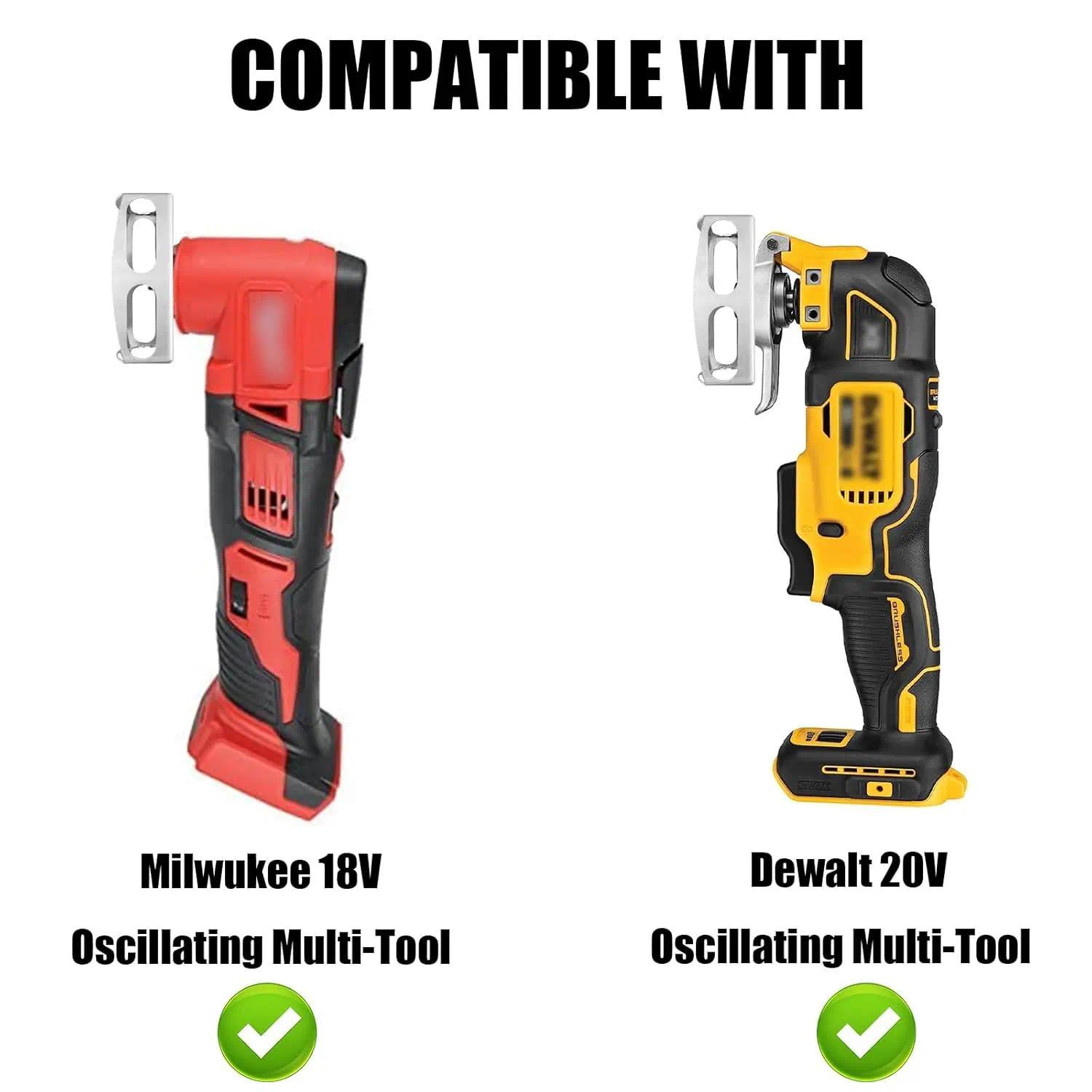 SnapFixMate 2 Packs Square Slot Cutter Compatible for Dewalt 20V & Milwukee M18 Oscillating Multi-Tool to Cut-in Single Gang Wall Boxes,Outlet Cutter for Drywall,Efficient Carving Tool,Square-Shaped,dealsforyoudays Blade Milwaukee for old work box