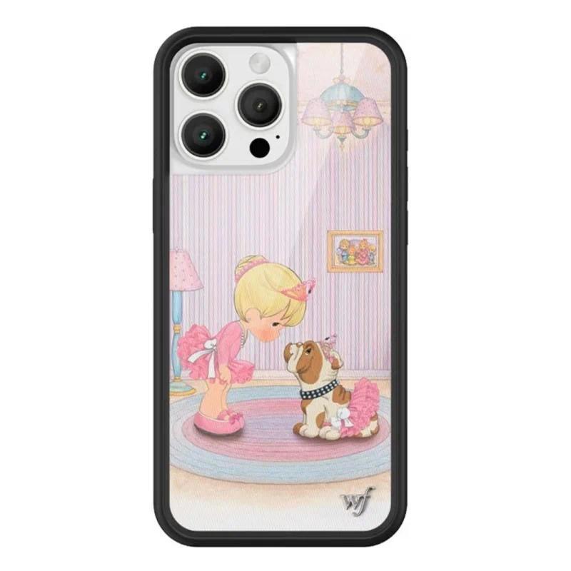 Wildflower Bulldog for iPhone Series 11-17, , , Plus, Air - Cute Pattern Mobile Accessories, WF Precious Moments Protect shockproofmobile cellphone cutest design luxury crystal texture fully fashionable protective everyday use model back shockp edge se mi