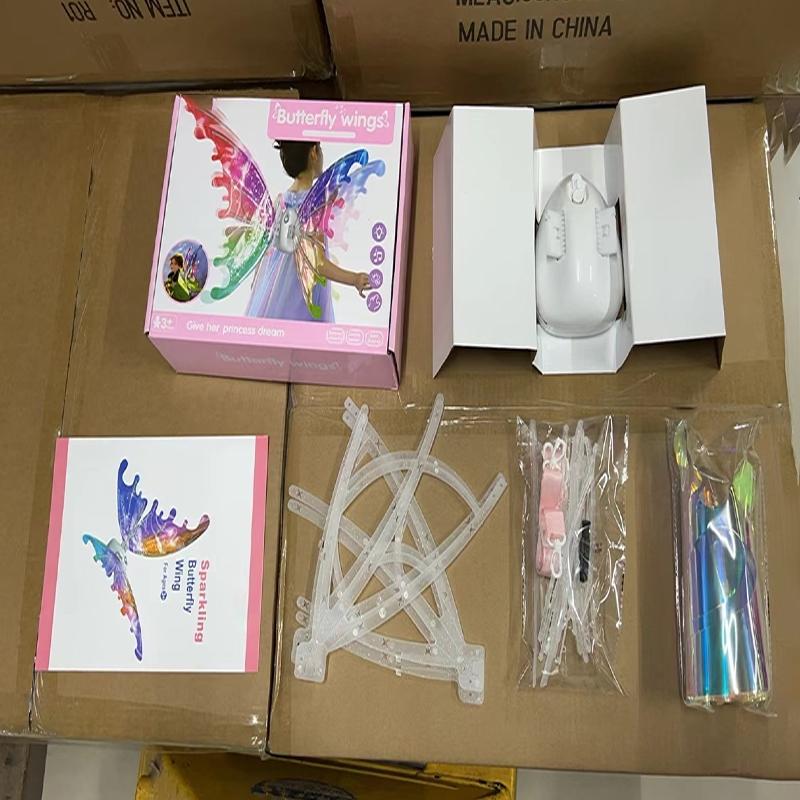 LED Light Up Butterfly Wings, 1 Count Battery Powered Colorful Glowing Butterfly Wings, Novelty Lighting for Party, Festival & Holiday, Butterfly Props (Batteries Not Included)