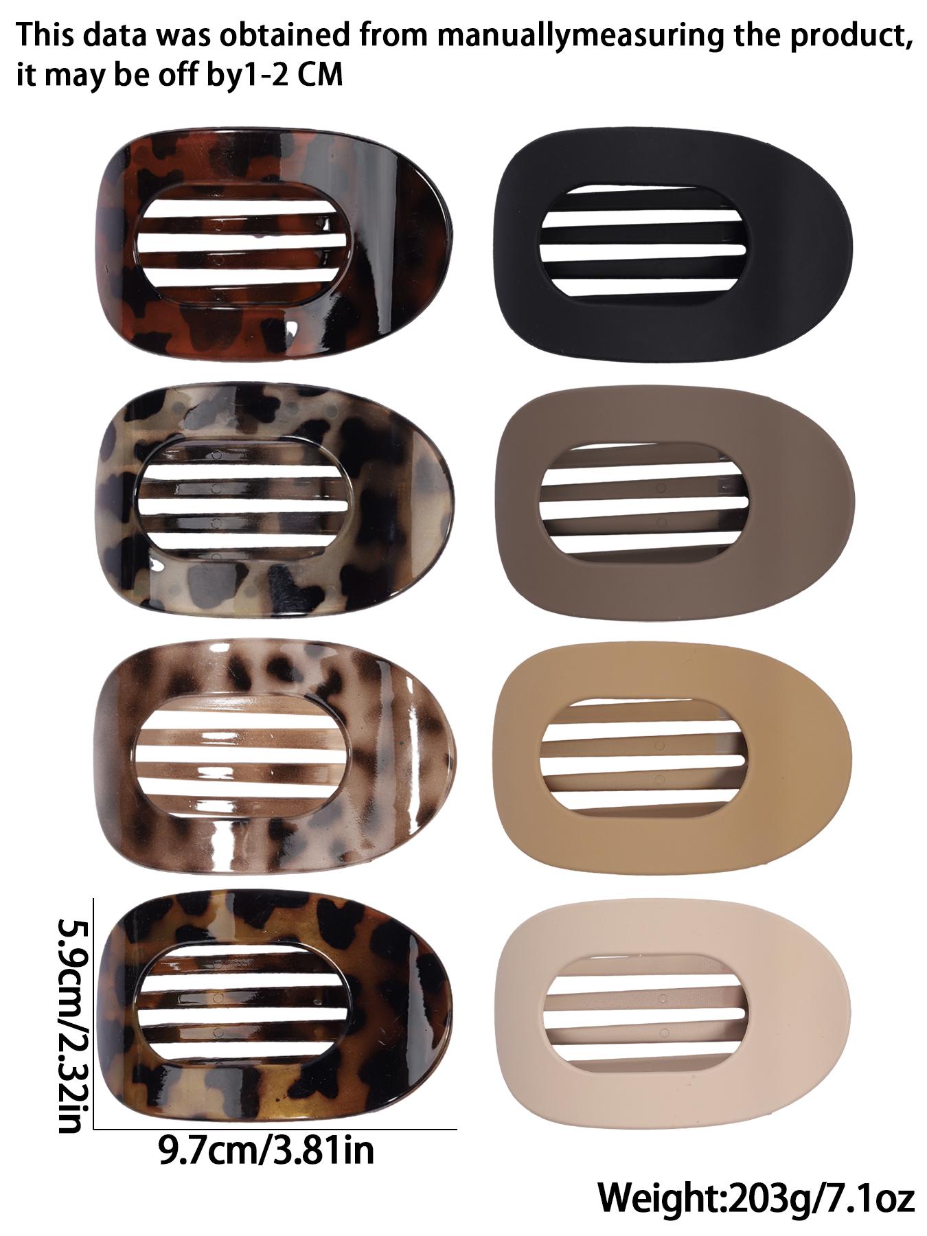 Leopard Pattern Hair Clips, Fashionable Hair Accessories for Women & Girls, Casual Versatile Hair Accessories for Daily Wear