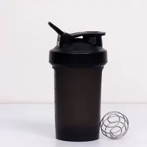 400ML Portable Shaker Cup with Stainless Steel Mixer Ball, BPA-Free, Ideal for Protein Smoothies and Sports Drinks, Perfect Gift