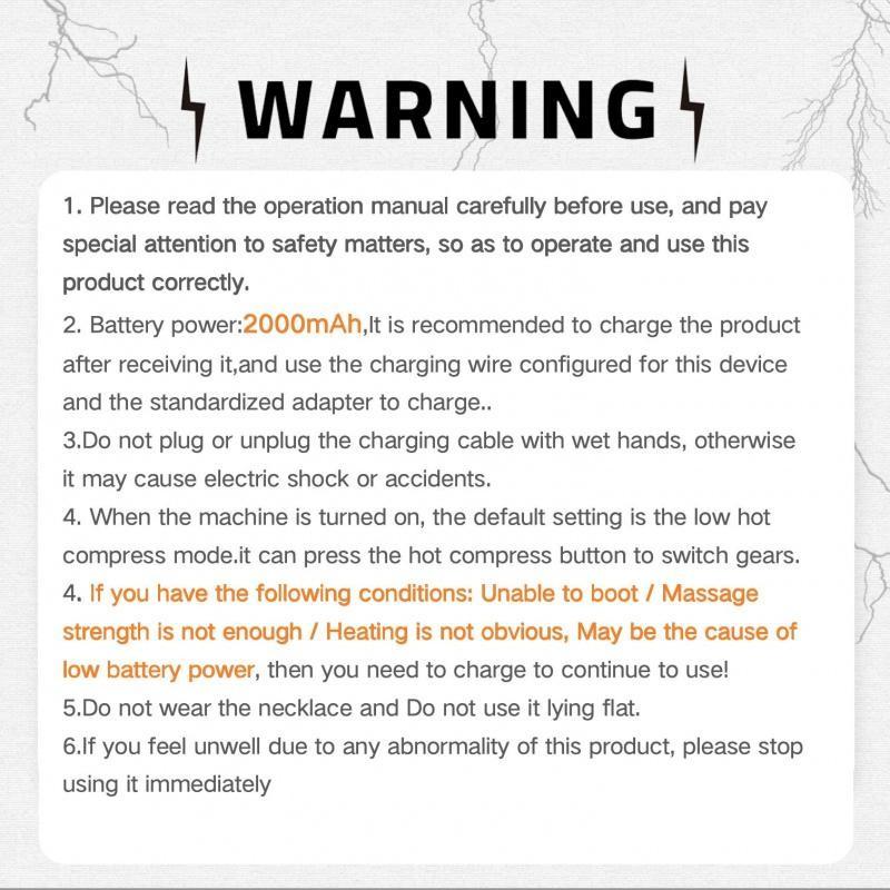 Bionic Heating Massager, Shoulder Neck Electric Acupressure Master, Wireless Portable Design, 3D Deep Tissue Pillow, 3 Speed Settings