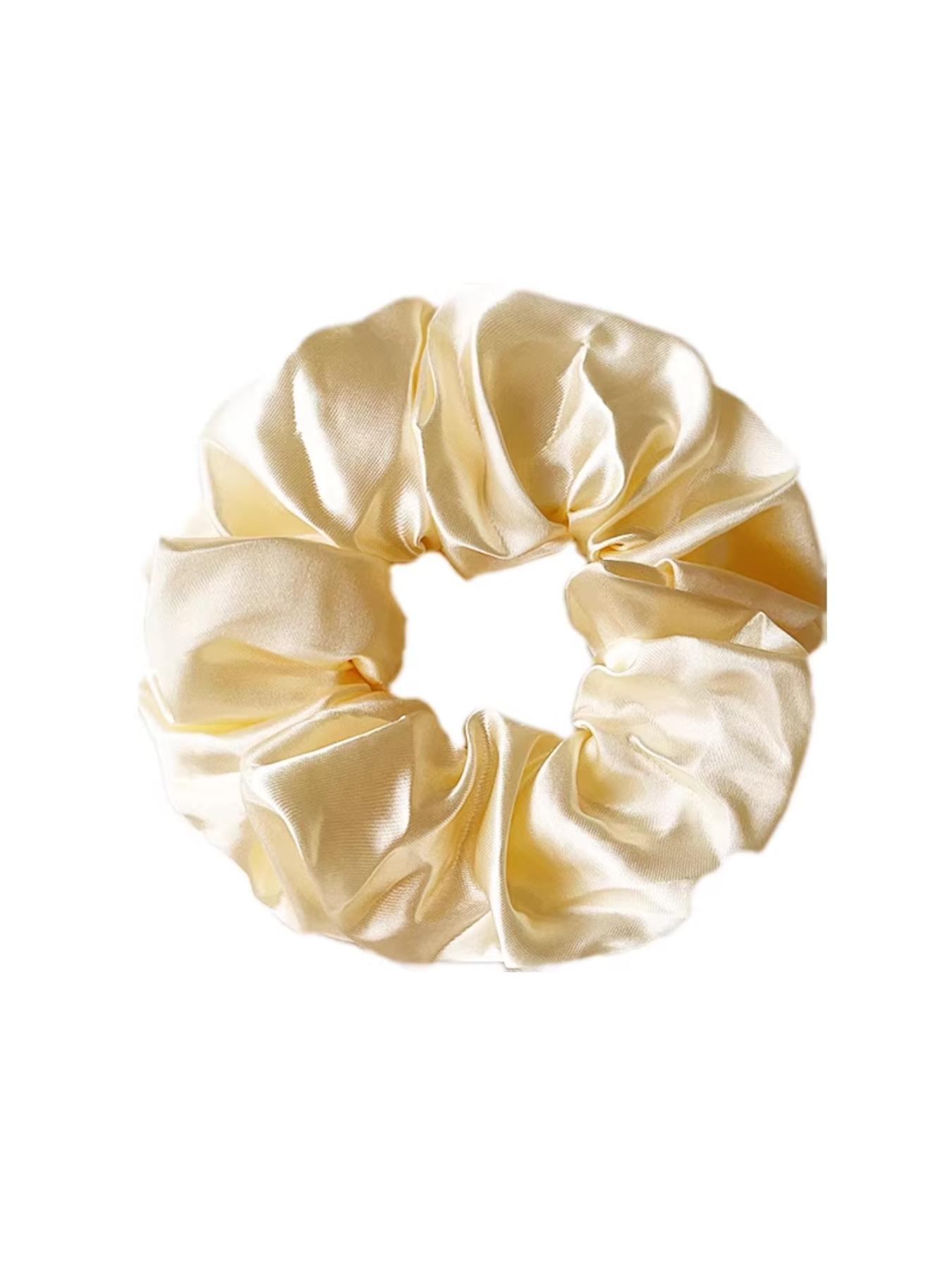 6-Pack High-End Chiffon Hair Ties, Effortlessly Captures Lazy Aesthetic, Perfect for Daily Commute, Simple and Gentle Design