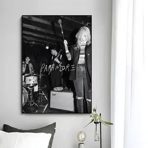Band P-Paramore Poster HD art sticky wall waterproof home living room bedroom bar aesthetic decoration