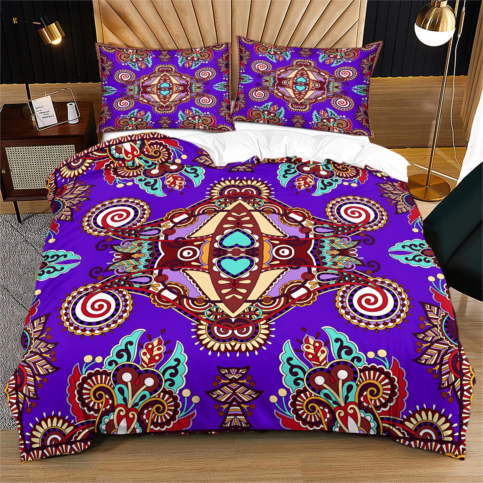 2/3 Pcs Abstract Art Print Duvet Cover Set, Modern Minimalist Bedding Set, Ultra Soft Microfiber with HD Digital Printing, Zipper Closure, Wrinkle-Resistant, Perfect for Bedroom, Dorm & Guest Room, All Season Use - No Filling