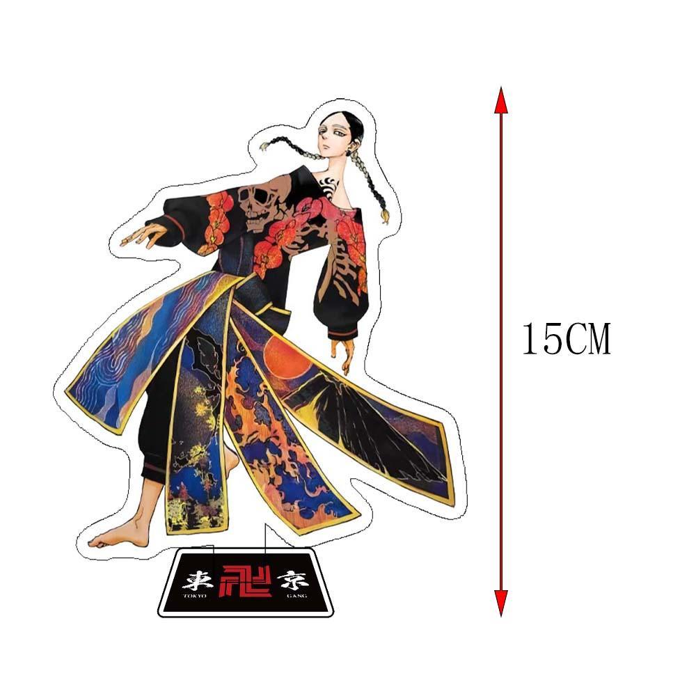 Anime Tokyo-revenge Acrylic Bracket Model Character Manjiro Sano Draken Model Desktop Decoration Standing Fan Collection Gift