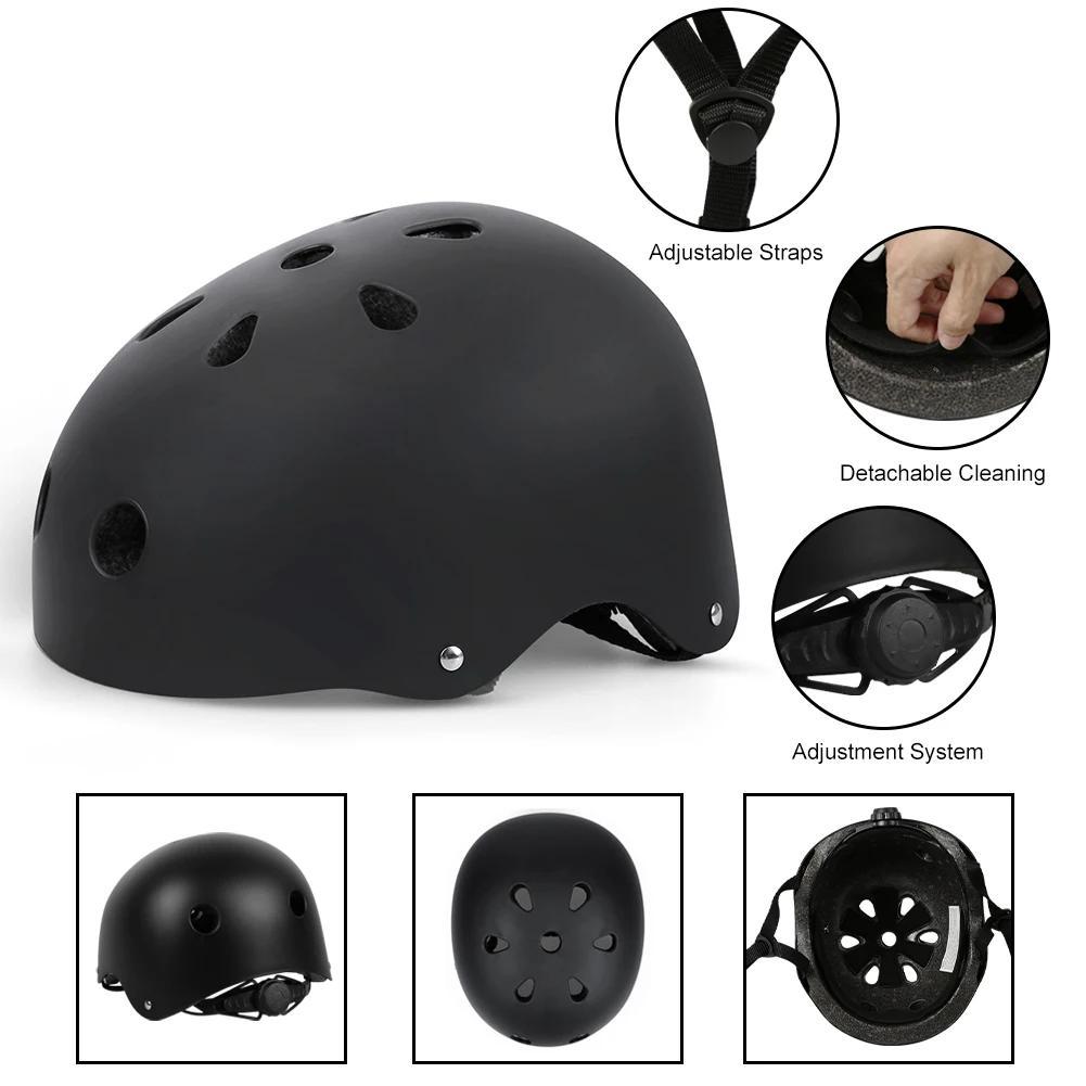 Children's bicycle helmets, adjustable helmets, multi-functional sports helmets, suitable for children to teenagers, in two sizes, Sports Protective Gear