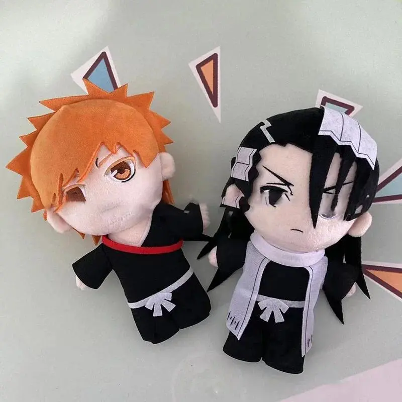Smoke BLEACH Plush ToysKurosaki Ichigo Kuchiki Rukia Kuchiki Byakuya Ichimaru Gin Cosplay Plushie Stuffed Doll Christmas Gifts