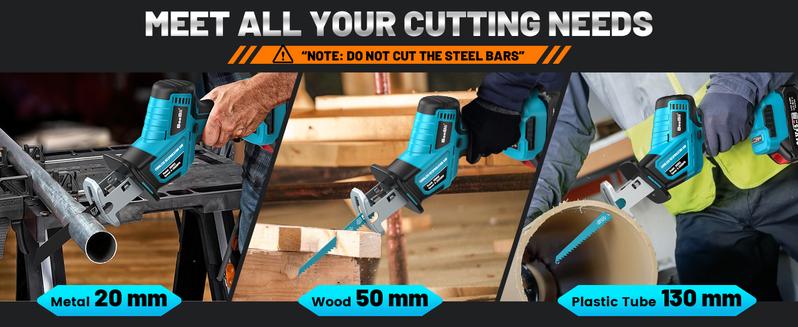 SeeSii Reciprocating Saw, 3500RPM Brushless Power Cordless Reciprocating Saw with LED Light, Tool-free Blade Change 8 Saw Blades Portable Reciprocating Saw for Wood PVC Cutting RS100 #TikTokShopBlackFriday SeeSii Reciprocating Saw, 3500RPM Brushless Power Cordless Reciprocating Saw with LED Light, Tool-free Blade Change 8 Saw Blades Portable Reciprocating Saw for Wood PVC Cutting RS100 #TikTokShopBlackFriday