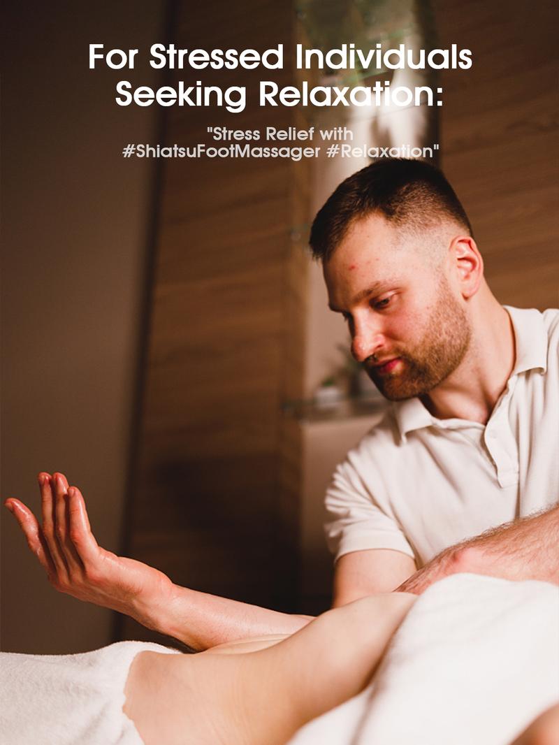 TISSCARE Upgraded Shiatsu Foot Massager with Heat - Enhanced Circulation & Pain Relief, Deep Kneading Therapy, Remote Control - Ideal for Neuropathy, Plantar Fasciitis & Diabetics