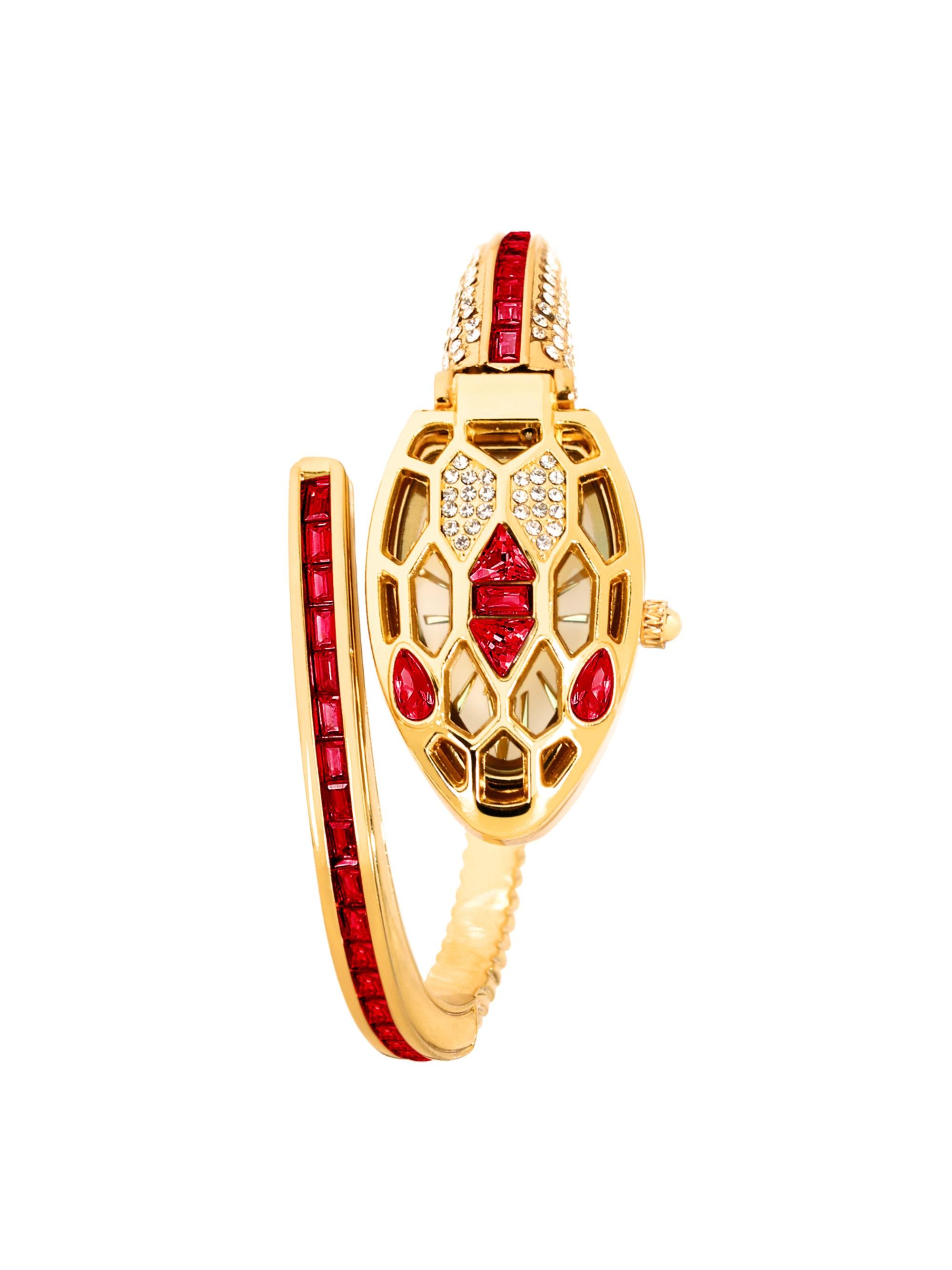 Luxury Women's Snake Watch 2026, Creative Snake Wrap Steel Band, Full Diamond Gemstone, Waterproof Quartz, Elegant Office Wear