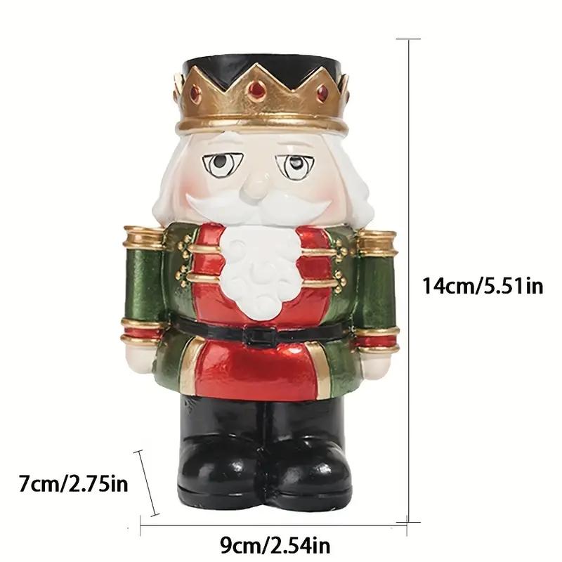 Resin Christmas Nutcracker Figurine, Aromatherapy Diffuser for Indoor Outdoor Use, Perfect Holiday Decoration for Home Office Festive Season