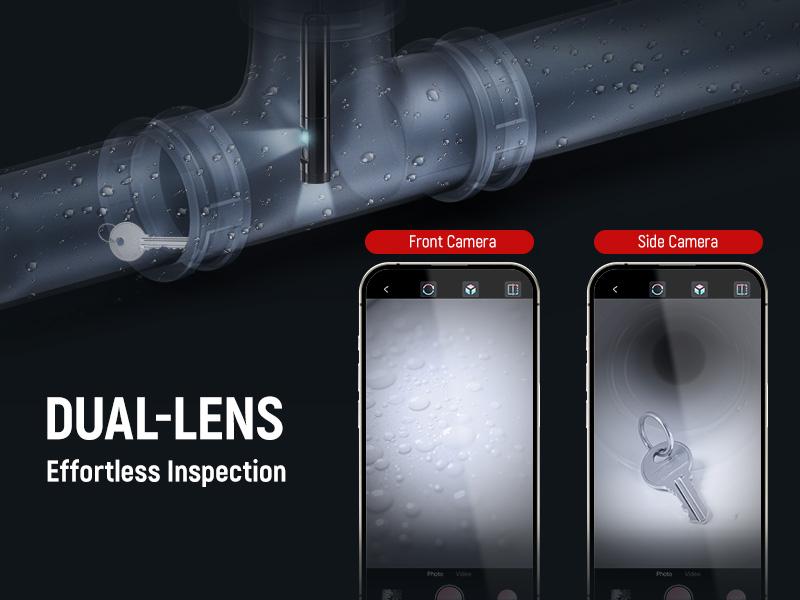 KAIWEETS Endoscope Borescope Camera with 8 Adjustable LED Lights, Car Inspection Camera, IP67 waterproof Multifunctional Inspection Tool for Car Repair, Home Appliance Inspection, Pipeline Maintenance KAIWEETS Endoscope Borescope Camera with 8 Adjustable LED Lights, Car Inspection Camera, IP67 waterproof Multifunctional Inspection Tool for Car Repair, Home Appliance Inspection, Pipeline Maintenance