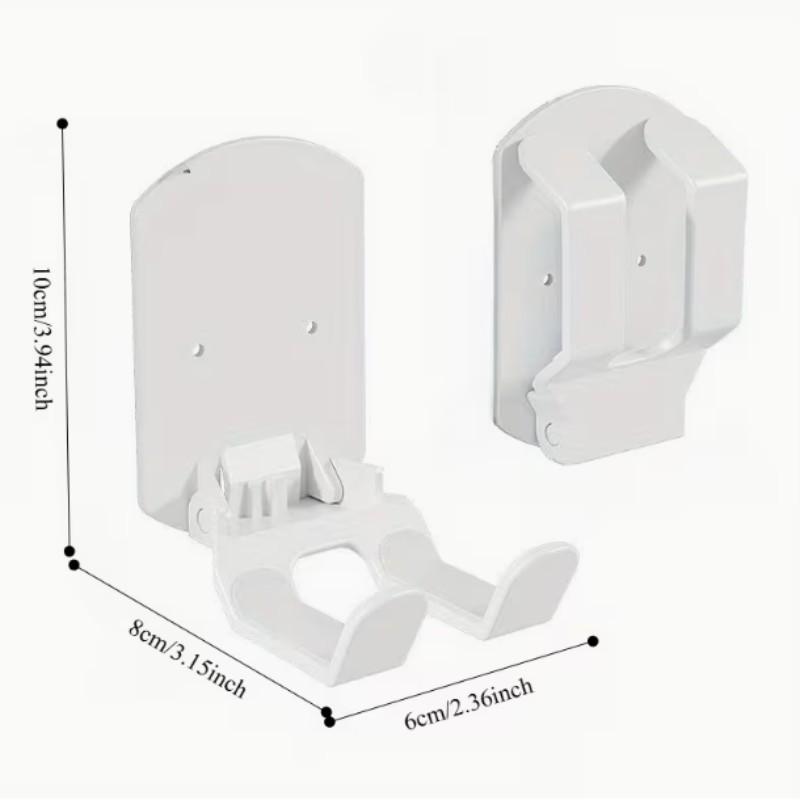 Adhesive Game Controller and Headset Stand, No-Drill Wall Mountable Wall Mount Compatible Foldable Desktop Organizer, Space-Saving for Gamers Office School, Switch Ps Xbox Holder