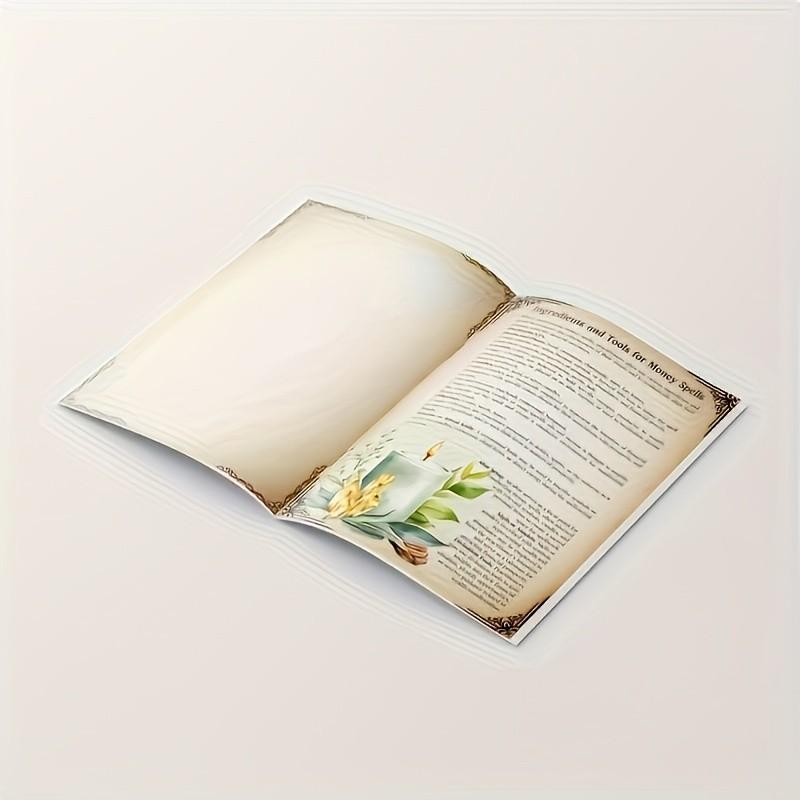 Prosperity Ritual Handbook with Candles Crystal Energy Arrays, Enhance Wealth Manifestation, Money Magic Spells, Boost Daily Financial Abilities