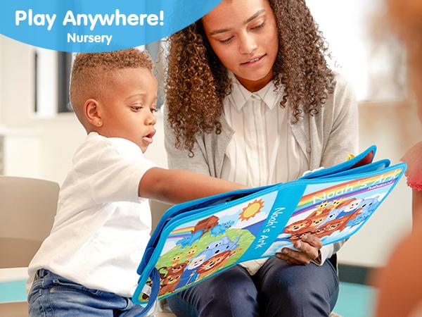 hahaland Noah's Ark Toy Busy Board for Toddlers 1-3 - Sensory, Montessori  Play Toy for Boys and Girls - Baptism Gift for 1-3 Year Olds Developmental Toy Birthday Gift.