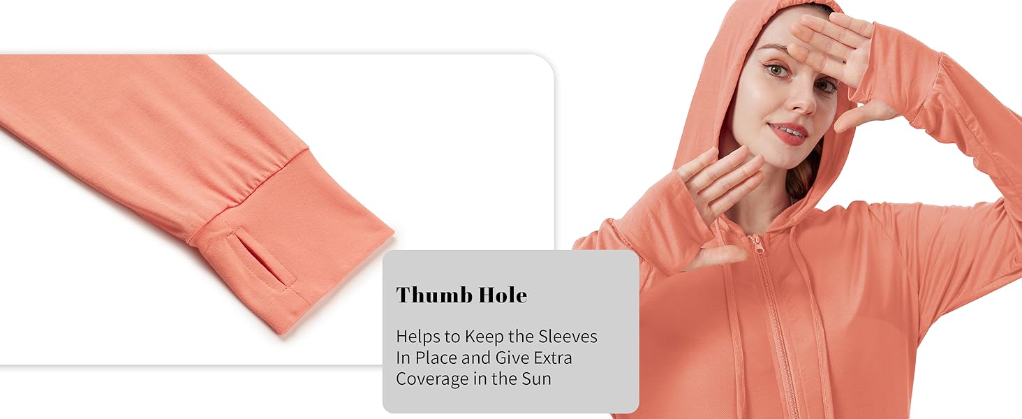 LETAOTAO Womens' Lightweight Zip Up Hoodies Stretch Thin Summer Jackets For Women