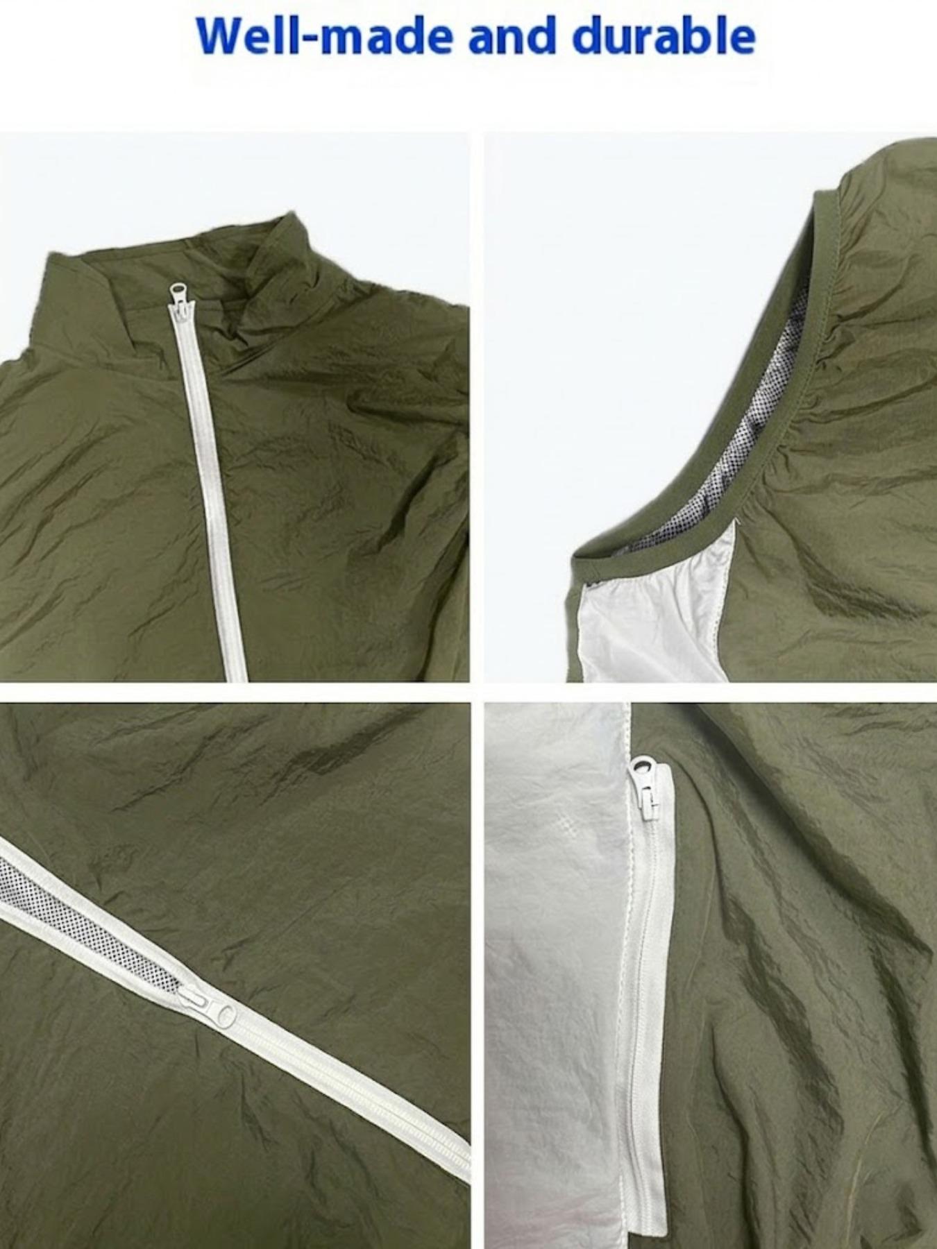 2 Fan Sleeveless Cooling Vest, Air Conditioning Workwear, USB Cool Vest, Outdoor Cooling Gear, Lightweight Breathable