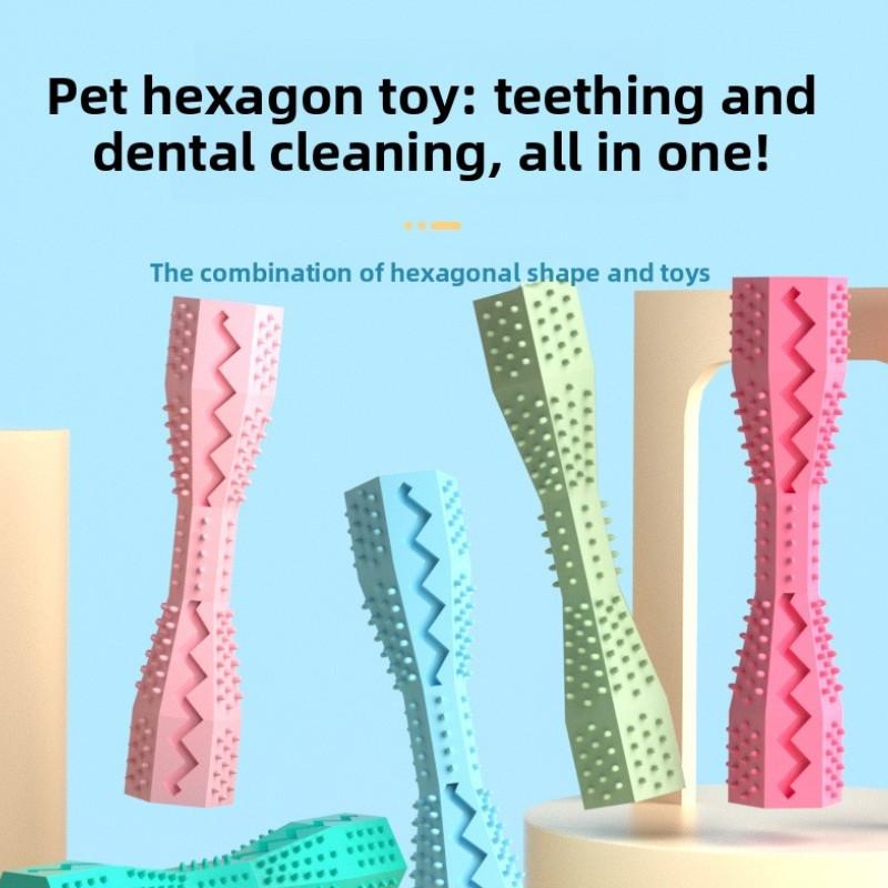 Pet Supplies Dog Chew Toy, Biting Cleaning Teeth Leakage Toy, Interactive Training Durable Pet Toothbrush Stick