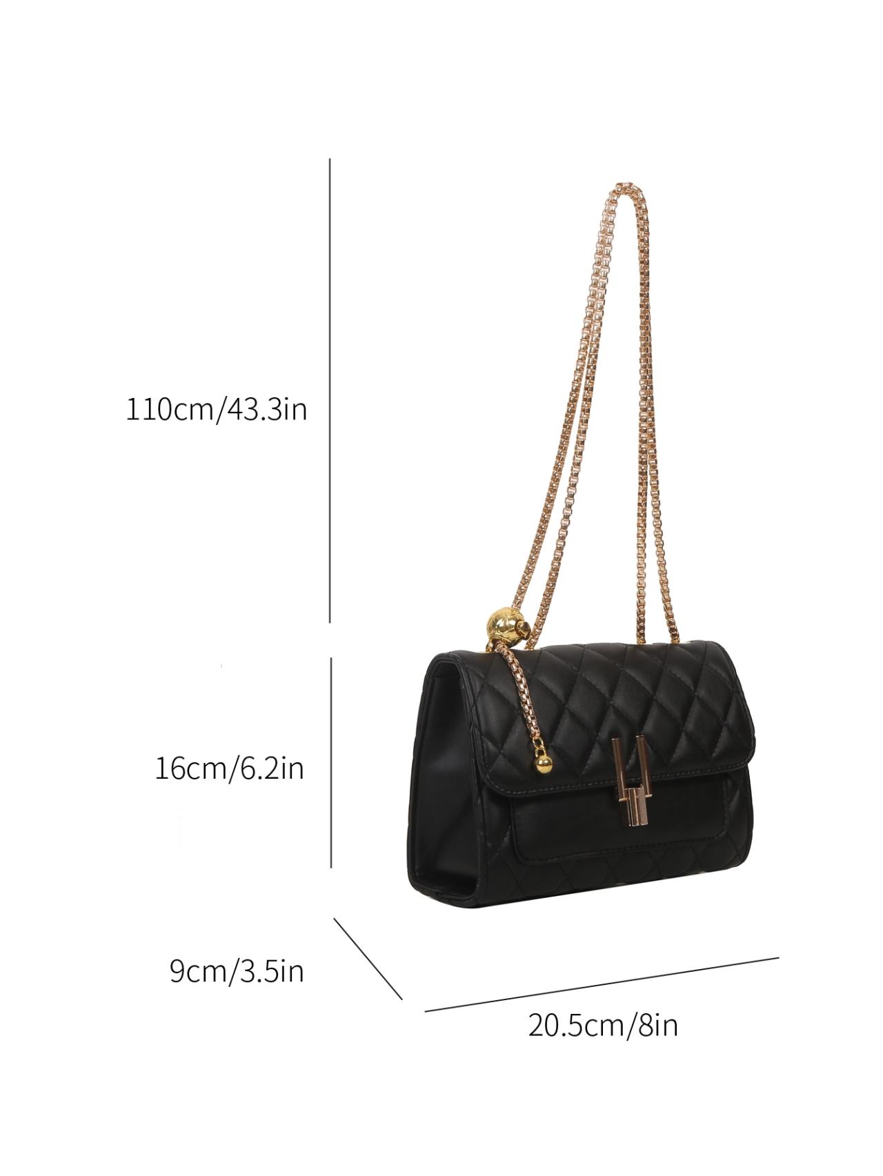 New Simple Crossbody Shoulder Bag, Large Capacity Plaid Design, Elegant Commuter Bag, All Seasons Casual Style, Adjustable Strap