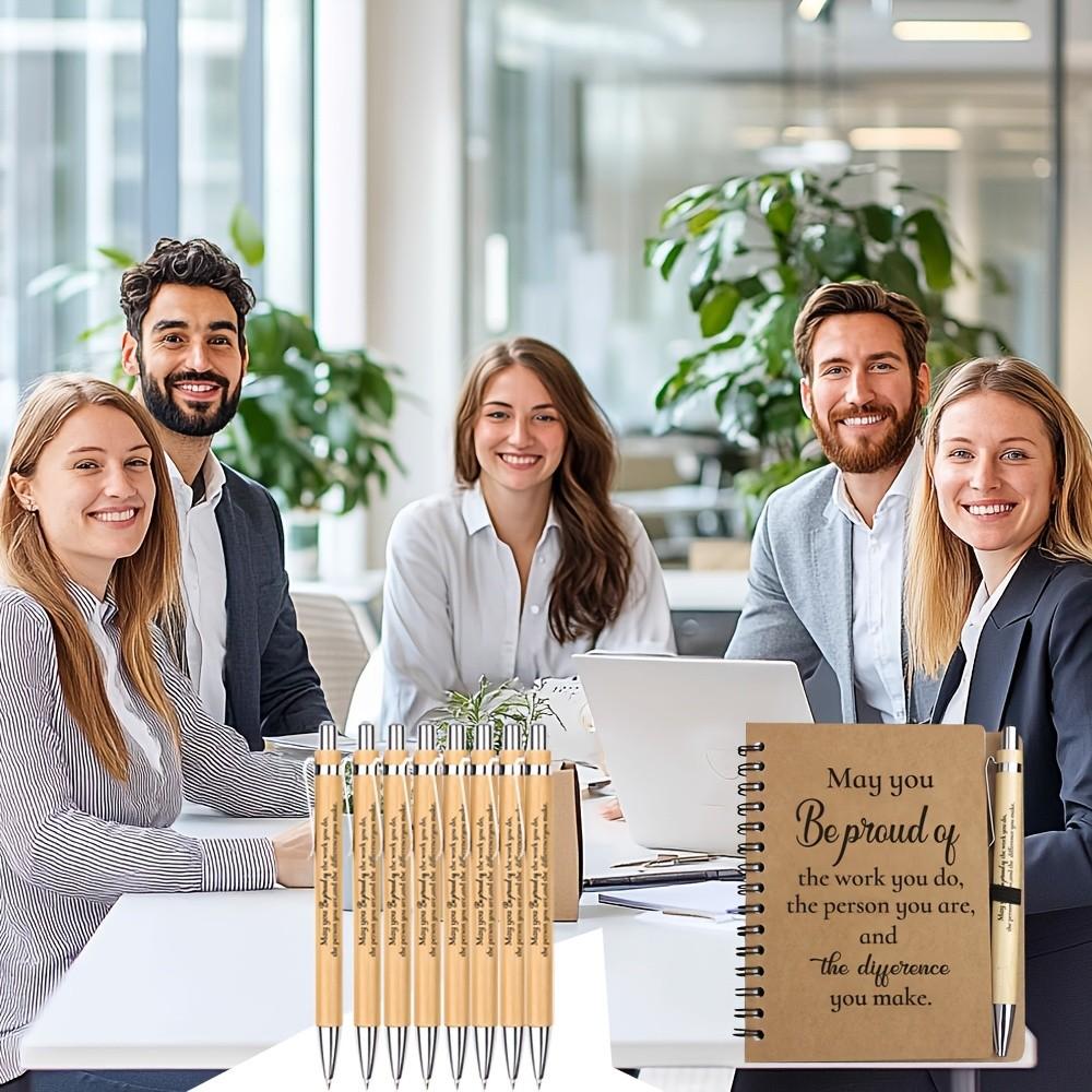 12pcs/6 sets, staff Thank you gifts, staff with ballpoint pens Thank you notebooks Mini notebooks Thank You Gifts Wholesale Christmas gifts, volunteers, teachers, nurses, team building, birthday and holiday office gifts,Halloween